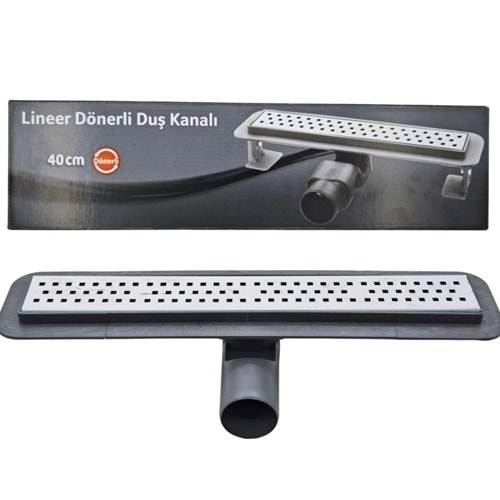 40CM LİNEER DÖNERLİ DUŞ GİDERİ KANALI