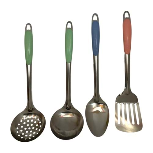 GOLDŞAHİN 4 LÜ SERVİS SETİ RENKLİ *4