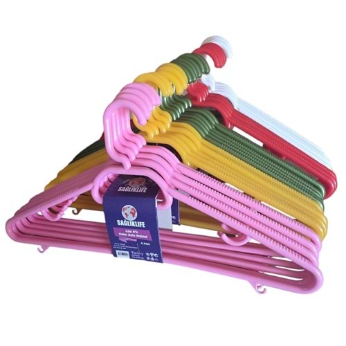 SAGLIK 6*LI RENKLİ ASKI