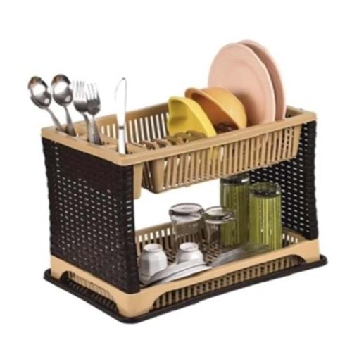 SAGLIK ÖRGÜ İKİ KATLI TABAKLIK NATUREL