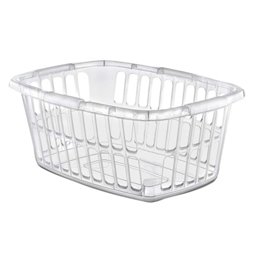 SAGLIK DİKDÖRTĞEN ŞEFFAF ÇAMAŞIR SEPET