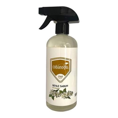 ÇOBANOĞLU BEYAZ SABUN ODA KOKUSU SPREYLİ 500ML *12