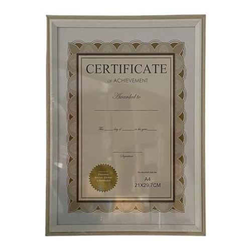 SWORD AHŞAP ÇERÇEVE A4 ÇERÇEVE 21CMX29,7CM