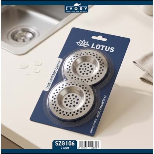 LOTUS 2 PARÇA LAVABO SÜZGECİ SETİ 144*