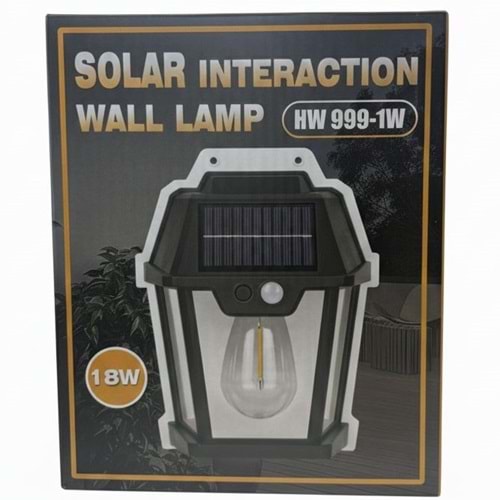 VOLEMİ GÜNEŞ ENERJİLİ DUVAR LAMBASI