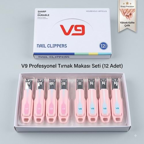V9 PROFESYONEL TIRNAK MAKASI ÇELİK *12