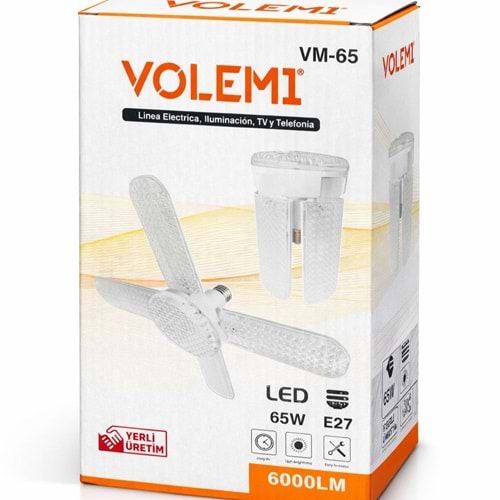 VOLEMİ LED AMPUL KATLANABİLİR IŞIK