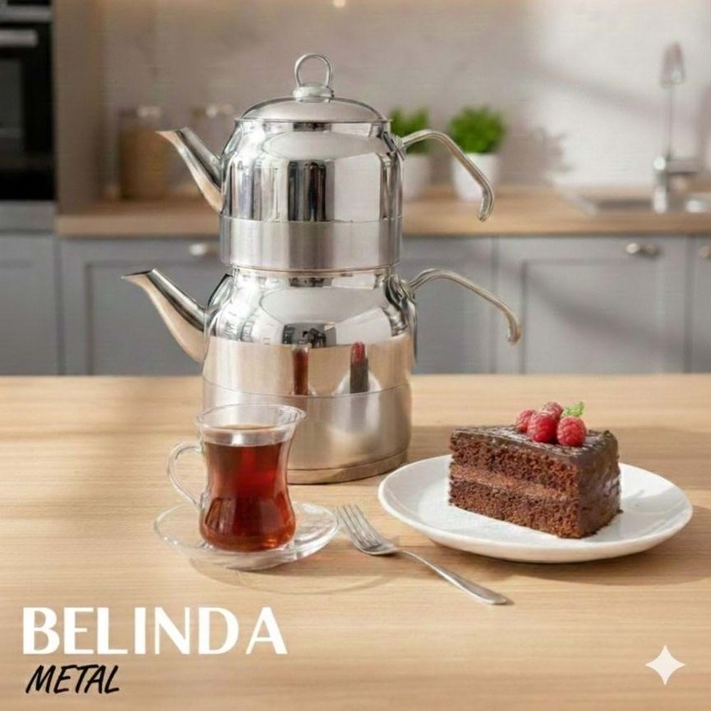 PIRLANTA BELİNDA METAL KULP ÇAYDANLIK AİLE