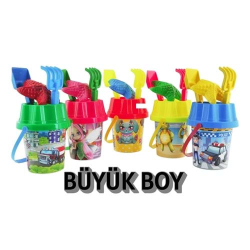 MAS BÜYÜK BOY KUM KOVASI TIRMIKLI FİLEDE