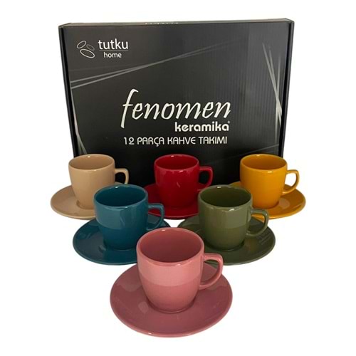 TUTKU MAGİC KAHVE TAKIMI 12 PARÇA PARLAK *12*