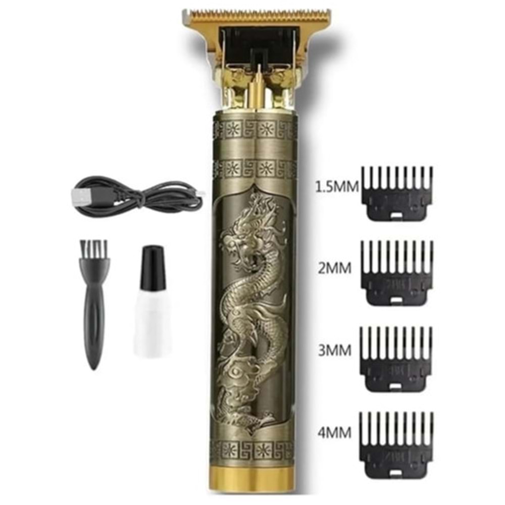 HAİR TRIMMER T BIÇAK EJDERHA ŞARJLI TRAŞ MAKİNASI
