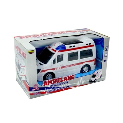 PRESTİJ OYUNCAK AMBULANS IŞIKLI SESLİ