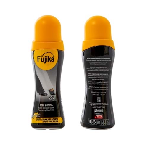 FUJİKA LİKİT AYAKKABI BOYASI SİYAH 75ML SİYAH *6