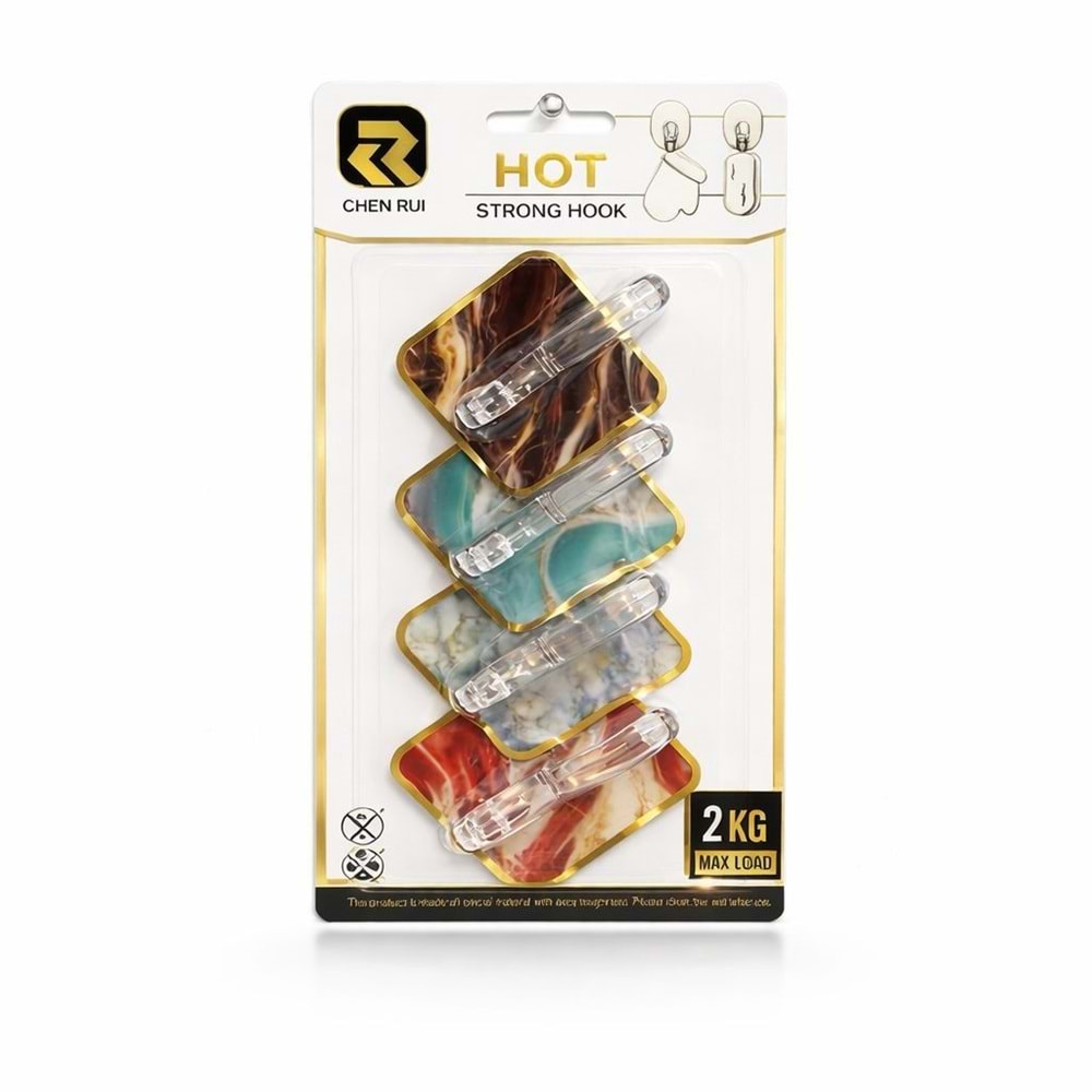 REAL ŞAHİN 4LÜ AKRİLİK YAPIŞKANLI ASKI 2,0KG