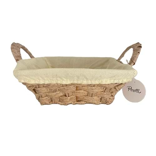 PEROTTİ KARE EKMEK SEPETİ KREM