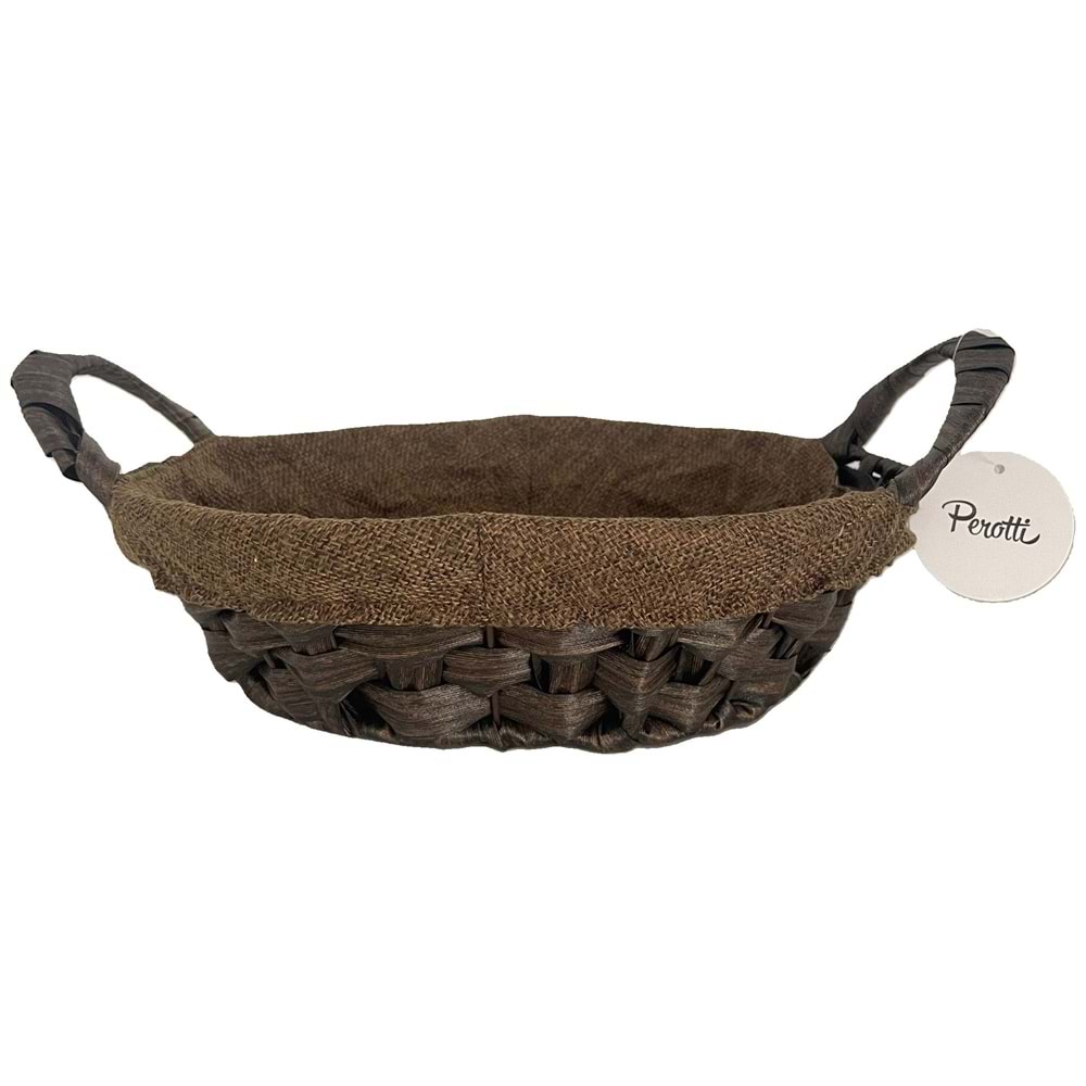PEROTTİ OVAL EKMEK SEPETİ KOYU KAHVERENGİ