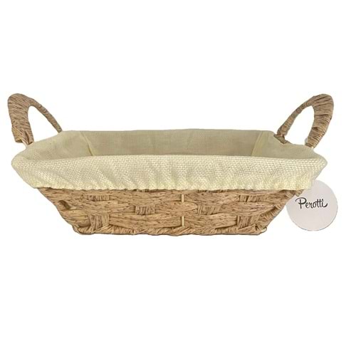 PEROTTİ DİKDÖRTGEN EKMEK SEPETİ KREM