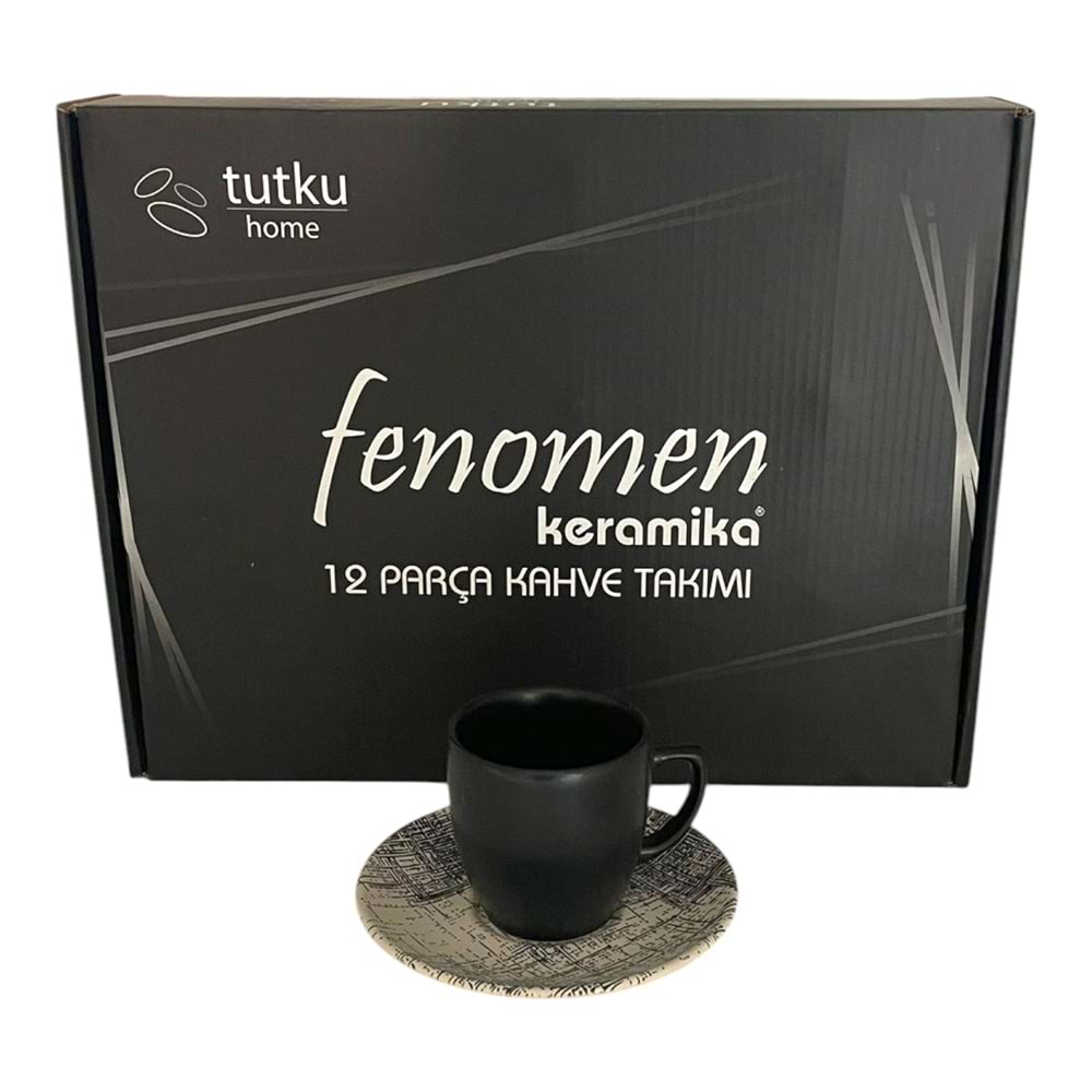 TUTKU DİJİTAL KAHVE FİNCAN TAKIMI **12*