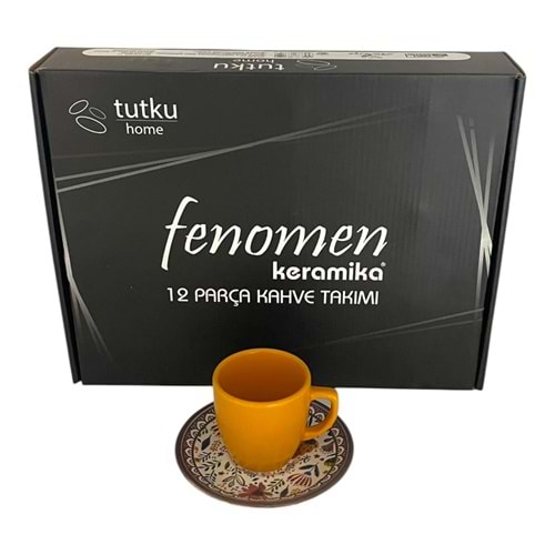 TUTKU DİJİTAL KAHVE FİNCAN TAKIMI **12*