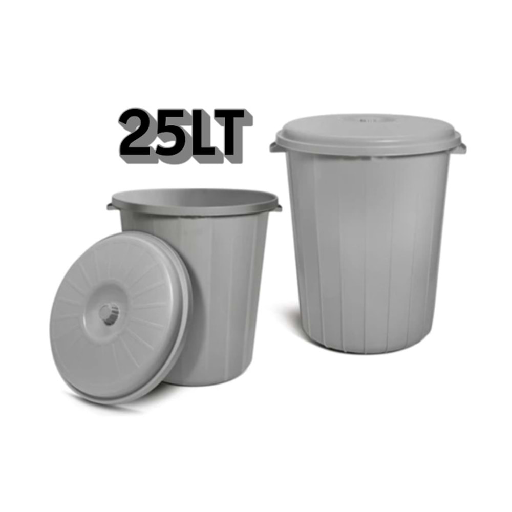 SAĞLAM ÇÖP KOVASI 25LT