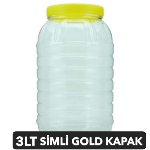TEKNOPET 3 LT PET KAVANOZ SİMLİ KAPAK