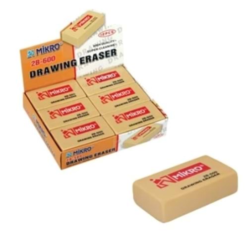 MİKRO SOFT ÇİZİM SİLGİSİ 2B-600 2B-600 *12