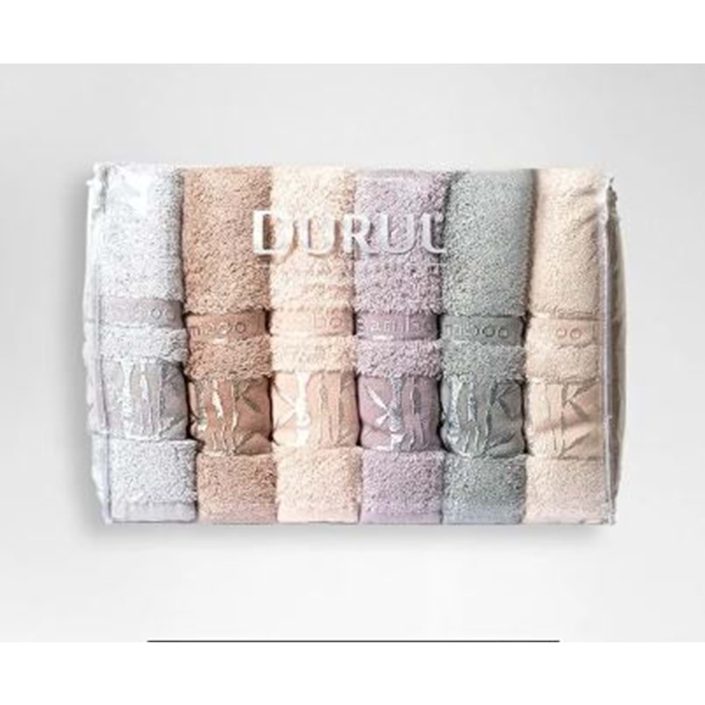 DURUL HOME 6 LI BAMBU LÜKS EL HAVLUSU 50X90