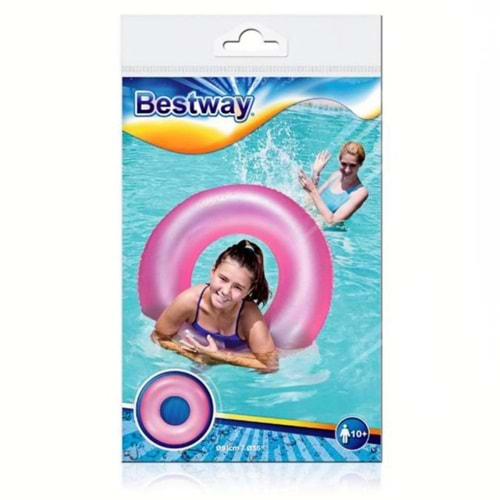 BESTWAY ŞİŞME SİMİT DÜZ RENK 91CM