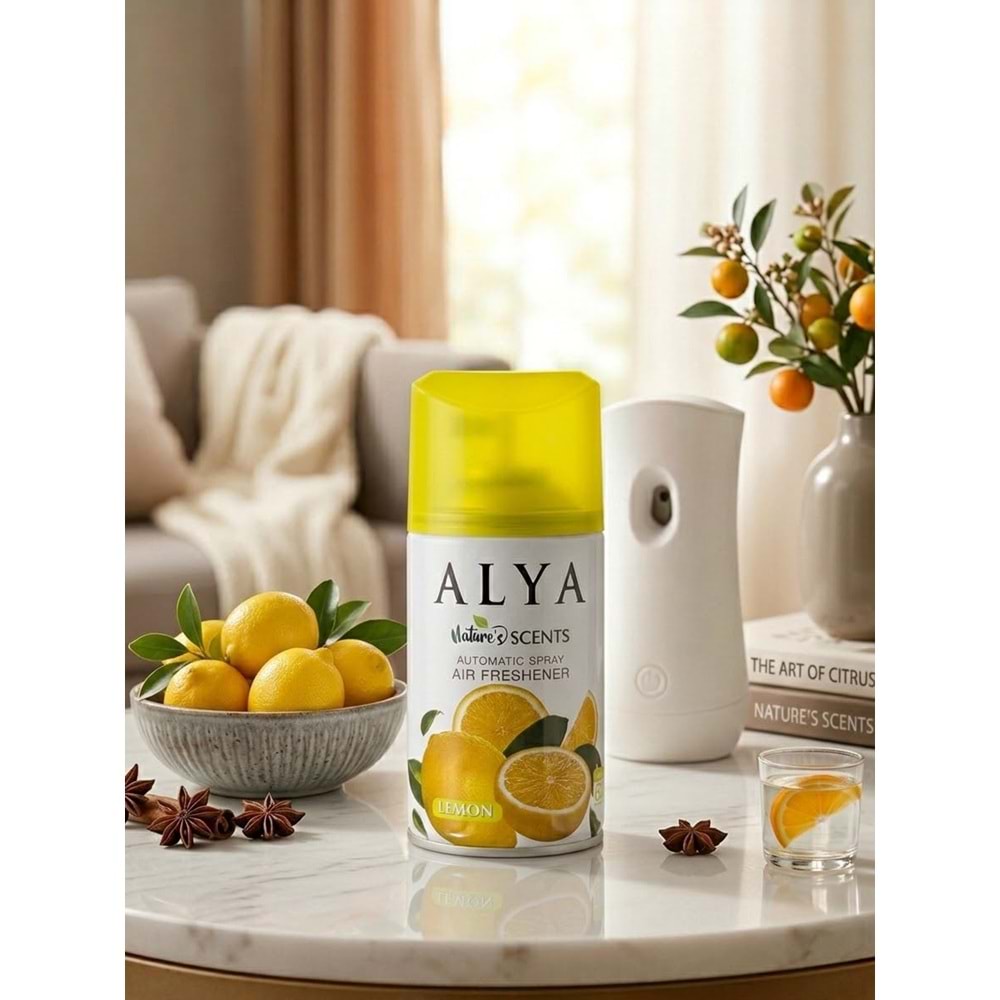 ALYA OTOMATİK ODA SPREYİ YEDEĞİ LEMON 24*
