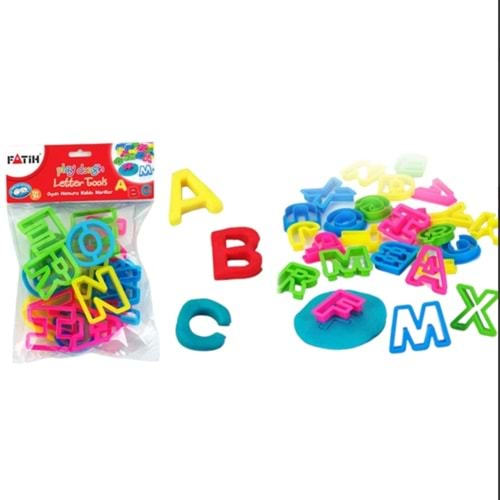 FATİH OYUN HAMURU KALIBI HARFLER