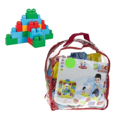 BEST TOYS 63 PARÇA DEV BLOK OYUNU ÇANTALI
