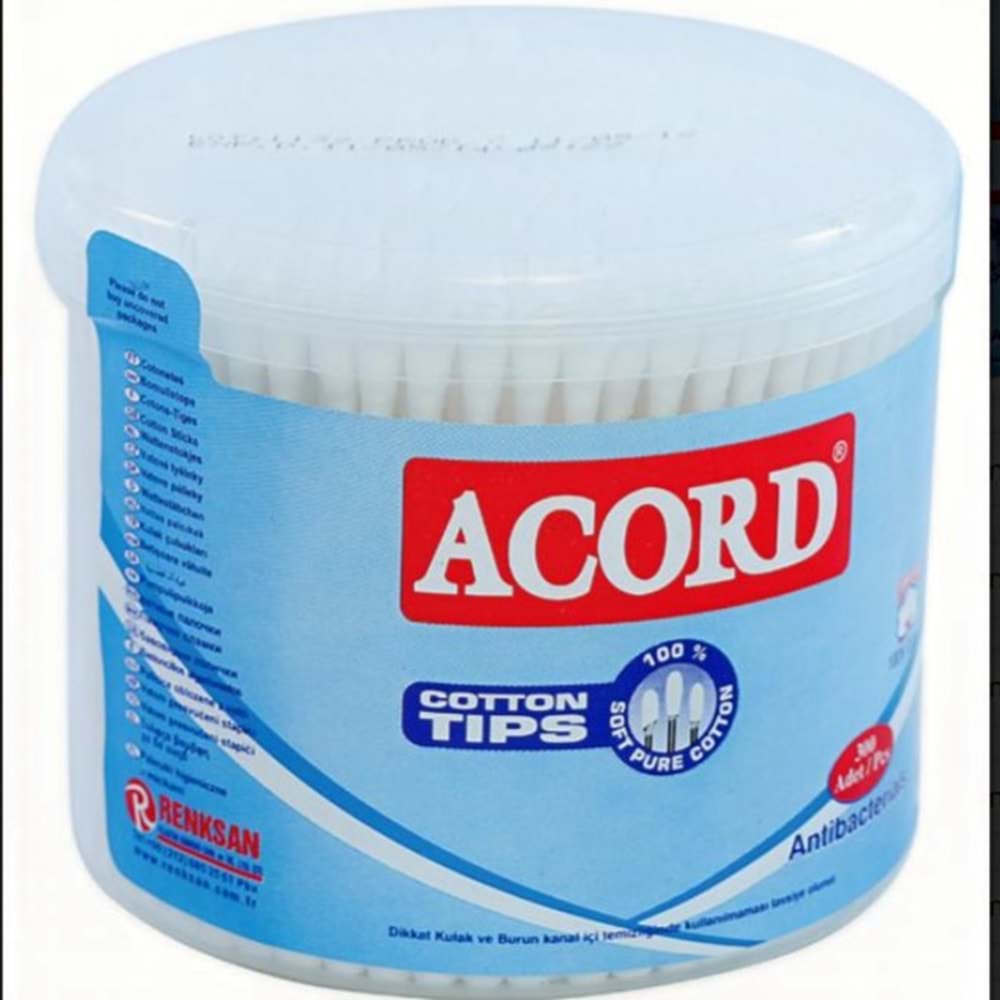 ACCORD KULAK ÇUBUĞU 300 PARÇA *6