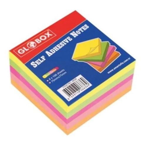 GLOBOX YAPIŞKANLI NOT KAĞIDI *6