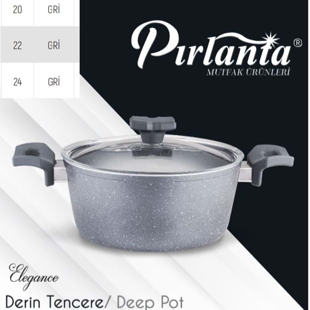 PIRLANTA EZME DERİN TENCERE 22NO