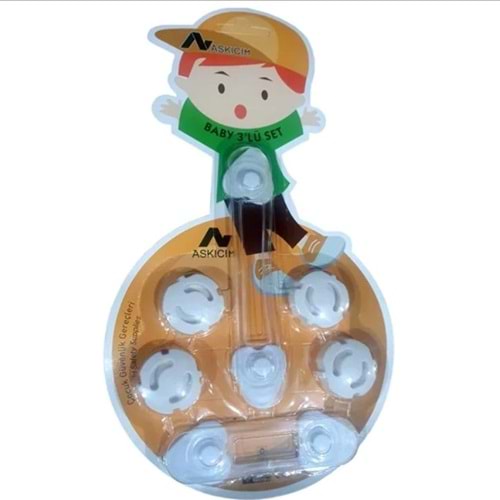 ASKICIM ÇOCUK GÜVENLİK KİLİTLERİ 3 LÜ SET