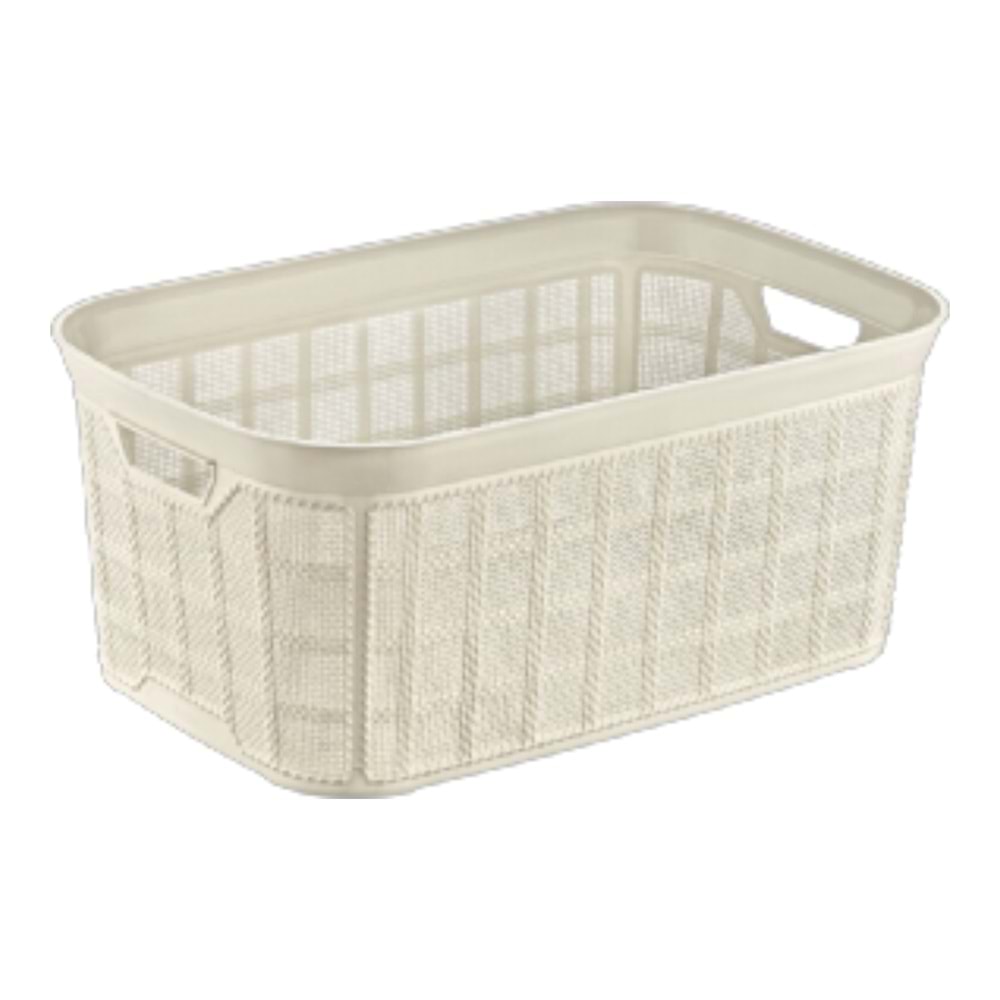 JUTE KÖŞELİ SELE 35 LT (BEJ)