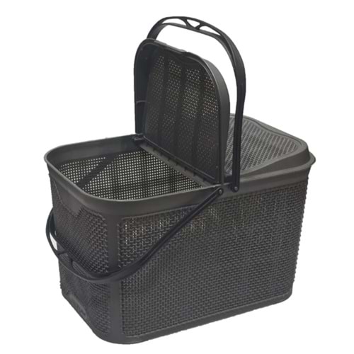 JUTE PİKNİK SEPETİ 26 LT (L.FÜME)