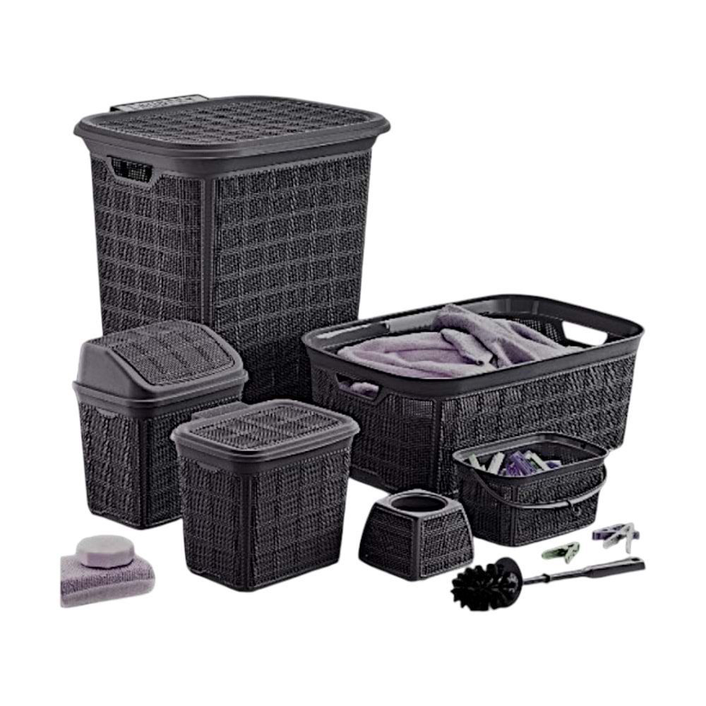 JUTE ÇEYİZ SETİ 6LI L.FÜME