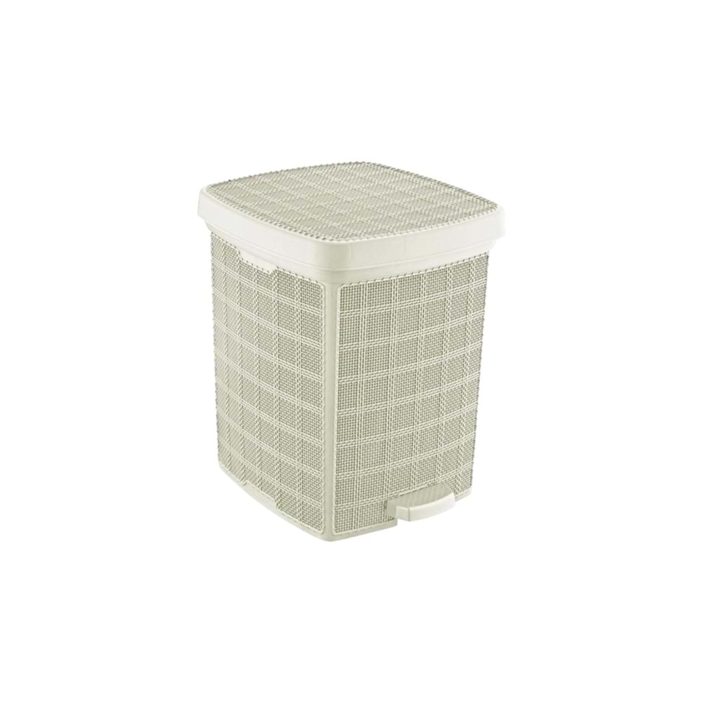 JUTE PEDALLI ÇÖP KOVASI NO:1 (BEJ)