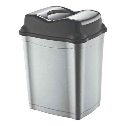 GİRDAP ÇÖP KOVASI NO:5 (32 LT) (M.GRİ)