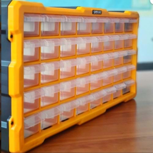 ASRIN MONOBLOK ÇEKMECE SETİ 40 LI 497X157X250MM