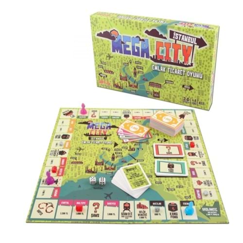 MEGA CİTY MEGAPOL KARTON OYUN SETİ