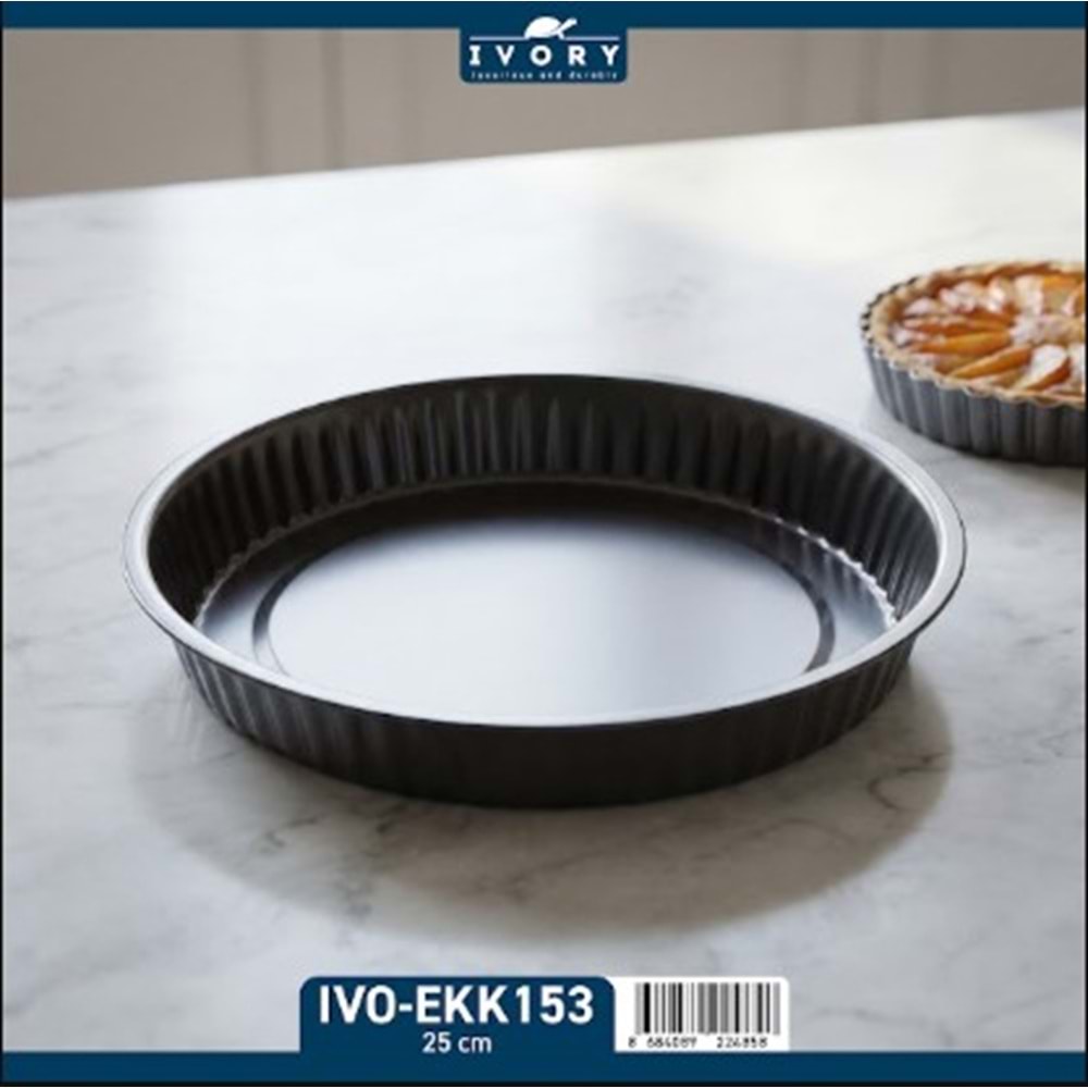 IVORY 25 CM TURTA FIRIN TEPSİSİ 100*