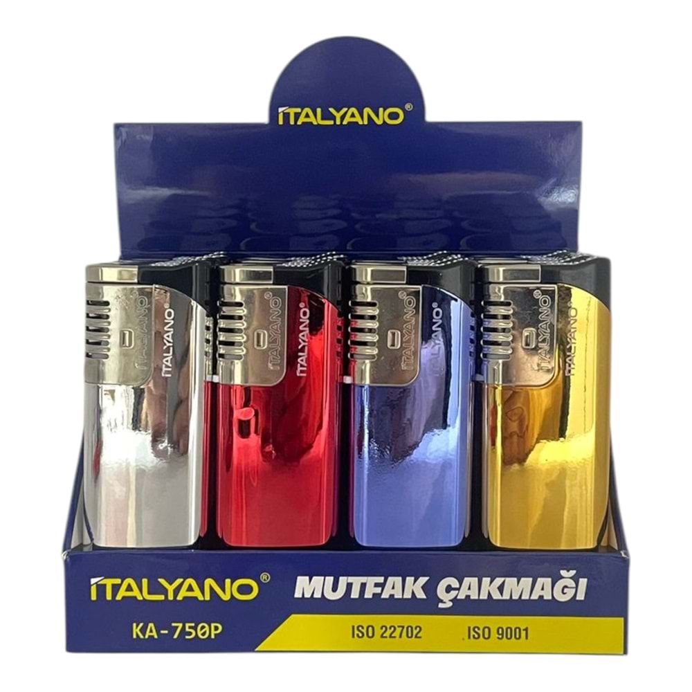 İTALYANO BÜYÜK TAKOZ METALİK RÜZGAR ÇAKMAK *20 / *320