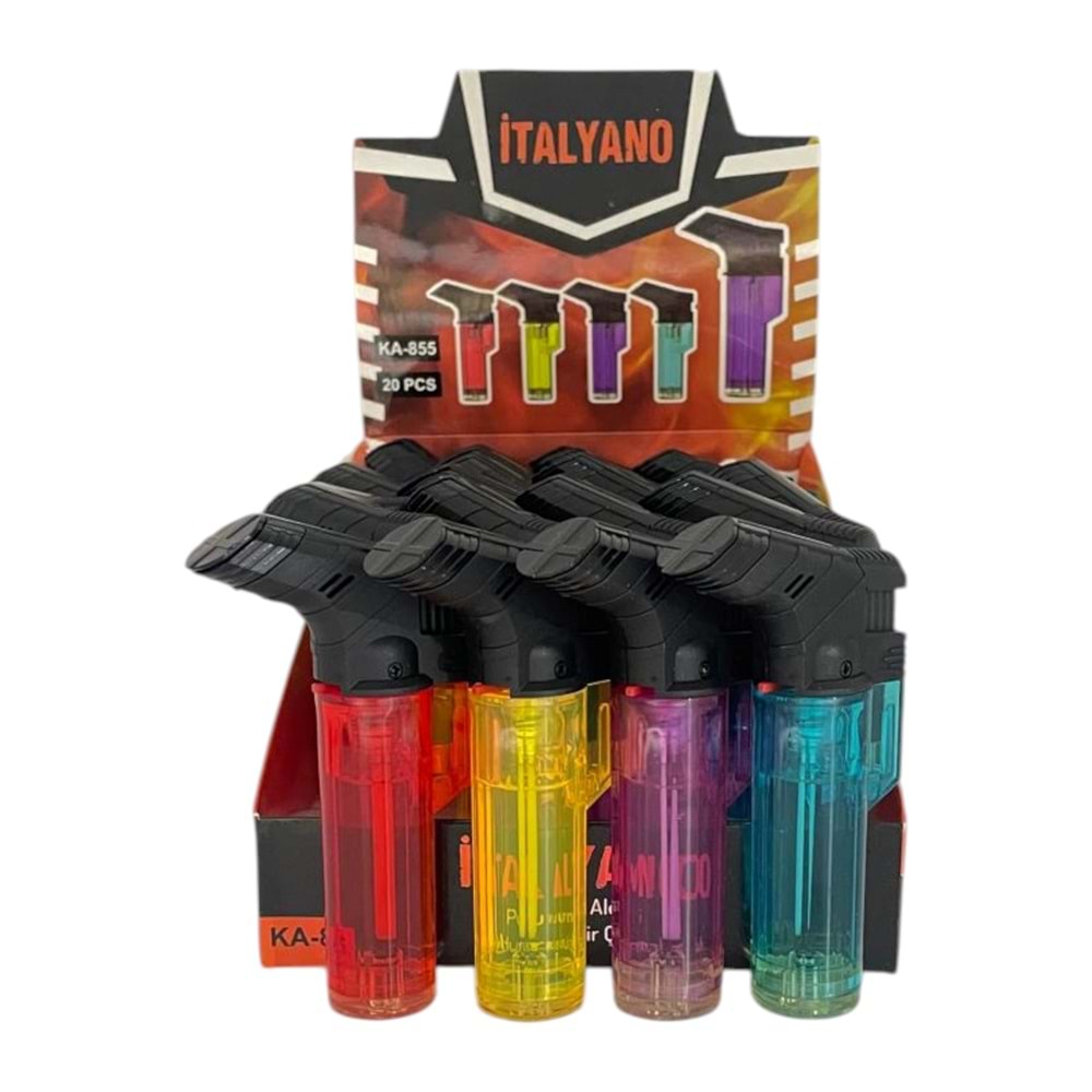 İTALYANO ŞEFFAF PÜRMÜZ TÜPLÜ ÇAKMAK *20 / *400