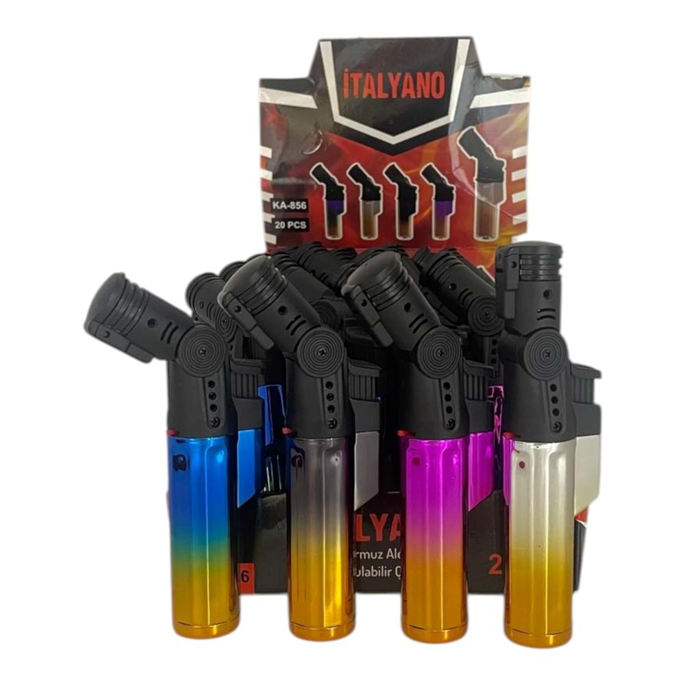 İTALYANO GÖKKUŞAĞI PÜRMÜZ TÜPLÜ ÇAKMAK *20 / *400