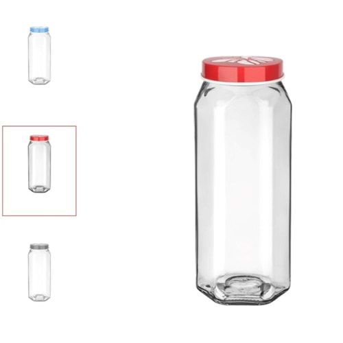 TİTİZ CAM 1500ML KELEBEK ERZAK KAVANOZU *12