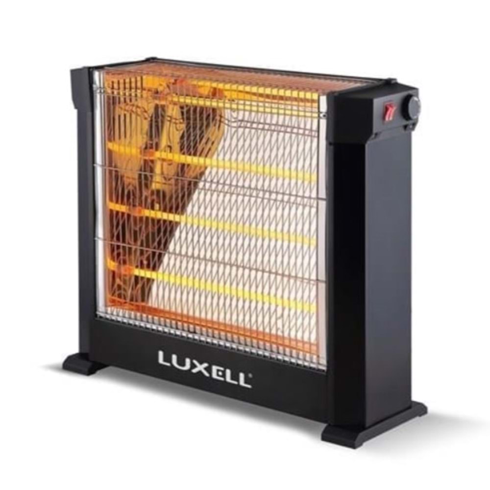 LÜXELL 4 ÇUBUKLU TERMOSTATLI ISITICI ELEKTRİKLİ SOBA