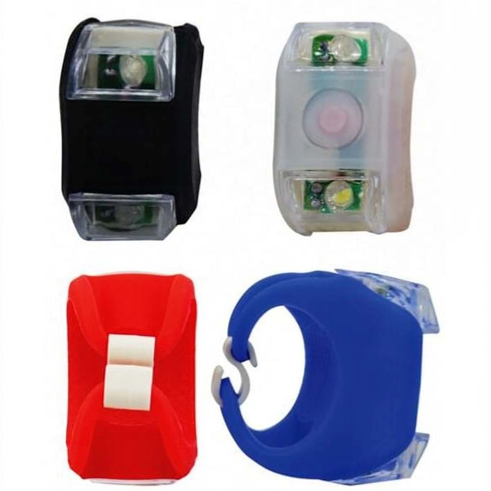 KNİTEX 2 Lİ SİLİKONLU BİSİKLET FENERİ