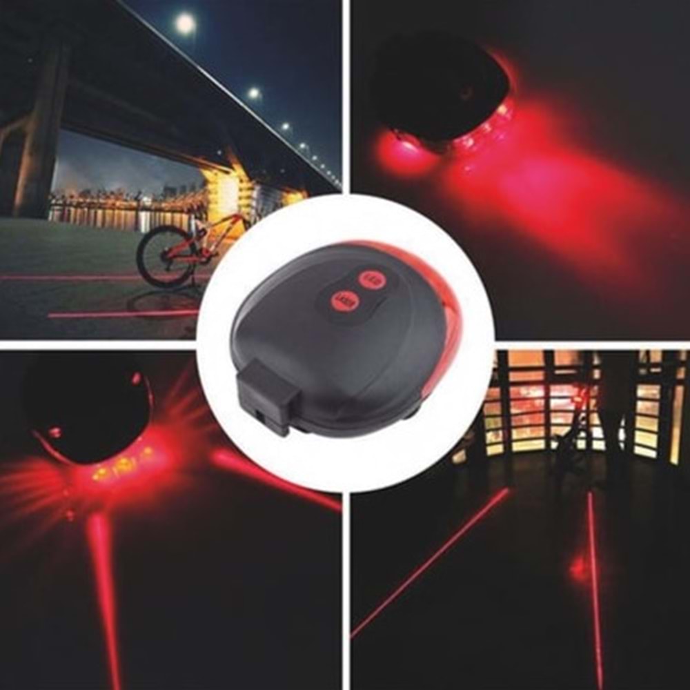 KNITEX 7 FONKSİYONLU BİSİKLET ŞERİT LAZER